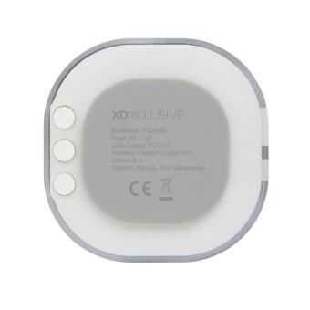 XD Xclusive Aria 5W Wireless Charging Digital Clock White