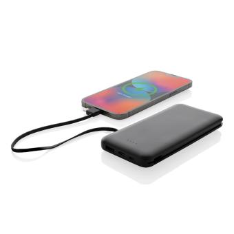 XD Collection Lockhart 10.000mAh Powerbank aus RCS Kunststoff Schwarz