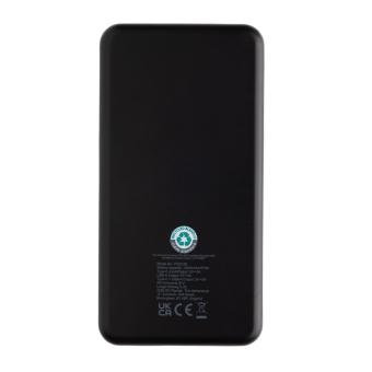 XD Collection Boostcore RCS recycled plastic powerbank 10.000mAh USB C Black