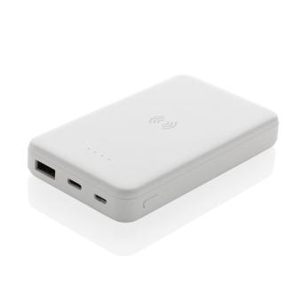 XD Collection RCS recycled plastic 5.000 mAh 5W wireless powerbank White