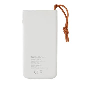 XD Xclusive Aria 8.000 mAh 5W wireless charging powerbank White