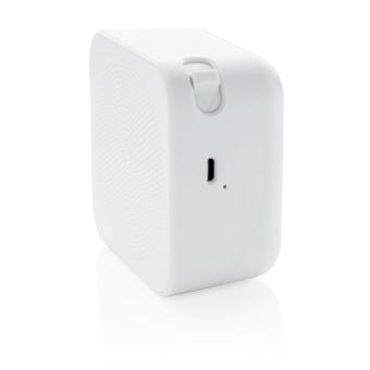 XD Collection 3W antimicrobial wireless speaker White
