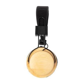 XD Collection Bamboo wireless headphone, nature Nature,black