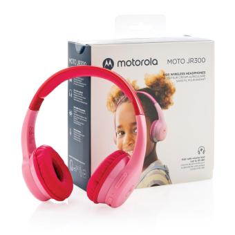 Motorola JR 300 kids wireless safety headphone Pink