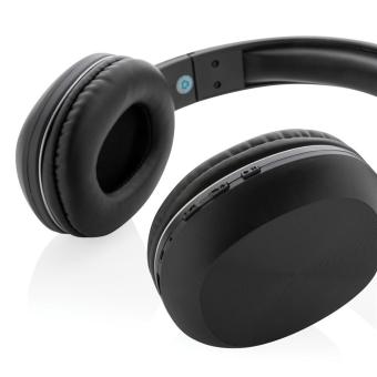 XD Collection JAM kabelloser Kopfhörer aus recyceltem RCS-Kunststoff Schwarz