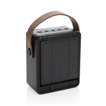 XD Xclusive Skywave 12W Solar-Lautsprecher aus RCS recyceltem Kunststoff Schwarz