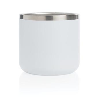 XD Collection Stainless steel camp mug White