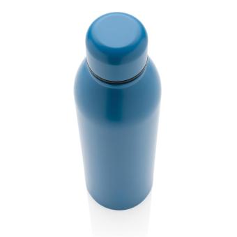 XD Collection RCS recycelte Stainless Steel Vakuumflasche Blau