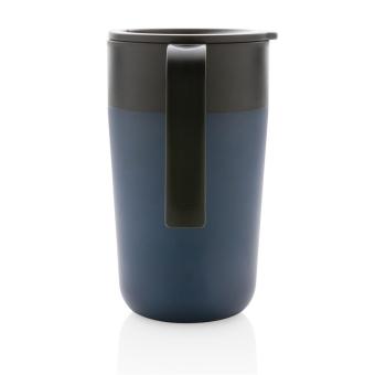 XD Collection GRS Recycled PP and SS mug with handle Navy