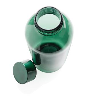 XD Collection Leakproof water bottle with metallic lid Green