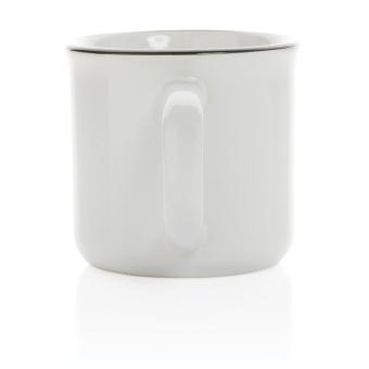 XD Collection Vintage ceramic mug White/white