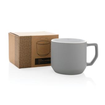 XD Collection Ceramic modern mug 350ml Convoy grey