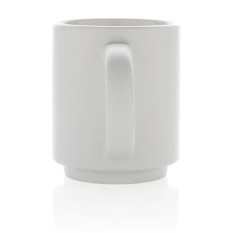 XD Collection Ceramic stackable mug White