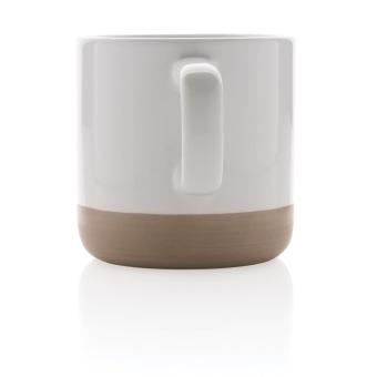 XD Collection Glazed ceramic mug White