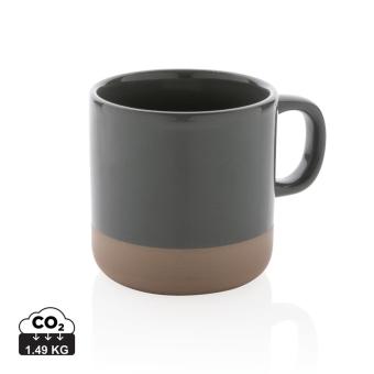 XD Collection Becher aus glasiertem Keramik, 360ml 
