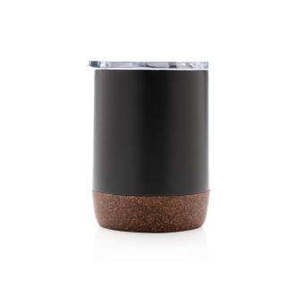 XD Collection RCS Re-steel cork small vacuum coffee mug Black