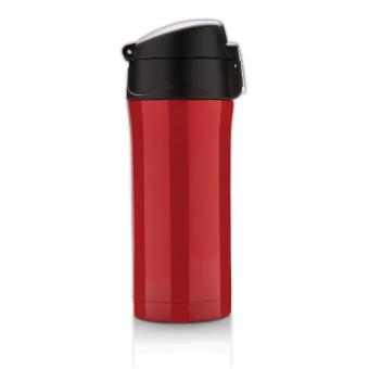 XD Collection RCS Recycled stainless steel easy lock vacuum mug Red