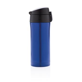 XD Collection RCS Recycled stainless steel easy lock vacuum mug Aztec blue