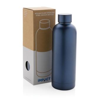 XD Collection Impact Vakuumflasche aus RCS recyceltem Stainless-Steel Blau