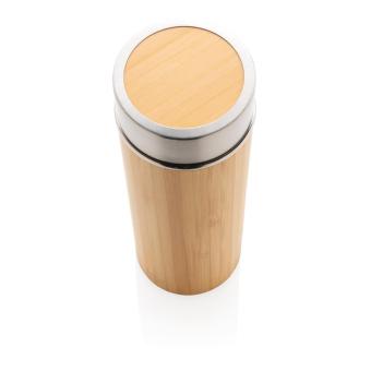 XD Collection Leak proof bamboo vacuum bottle Brown