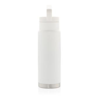 XD Collection Leakproof vacuum on-the-go bottle with handle White