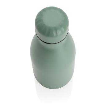 XD Collection Solid colour vacuum stainless steel bottle 260ml Green