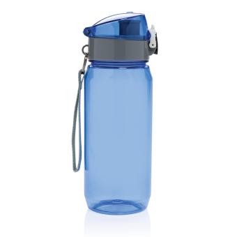 XD Collection Yide RCS Recycled PET leakproof lockable waterbottle 600ml Aztec blue
