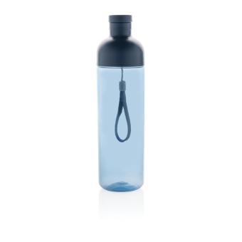 XD Collection Impact RCS recycled PET leakproof water bottle 600ml Navy