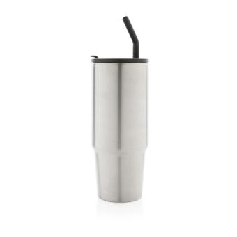 XD Collection Embrace deluxe RCS recycled stainless steel tumbler 900ml Silver