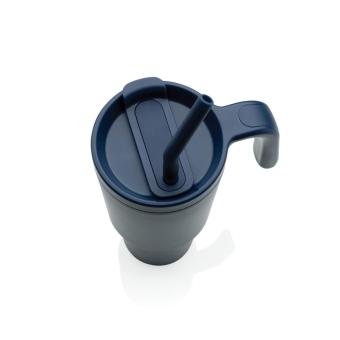 XD Collection Graphic 360 Becher aus RCS-zertifiziert recyc. Stahl, 900ml Navy