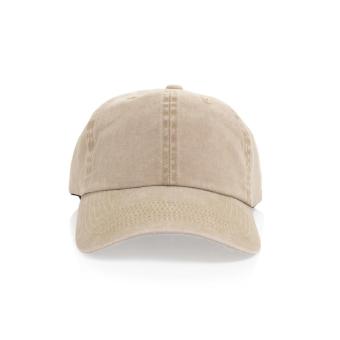 XD Xclusive BEAU AWARE™ Washed 6 panel 270gsm cotton twill cap Fawn