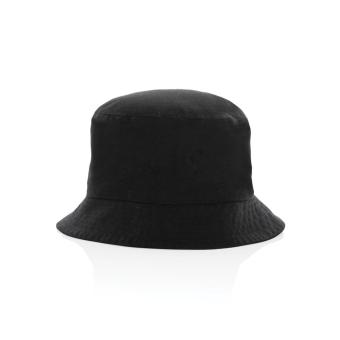 XD Collection Impact Aware™ 285 gsm rcanvas one size bucket hat undyed Black