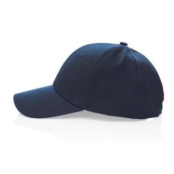 XD Collection Impact 6 panel 280gr Recycled cotton cap with AWARE™ tracer Navy