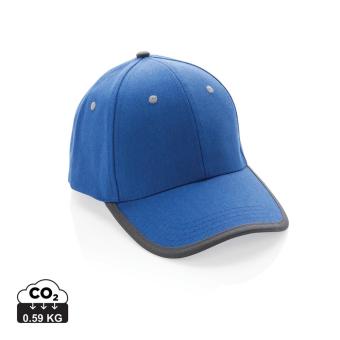 XD Collection Impact AWARE™ Brushed rcotton 6 panel contrast cap 280gr 
