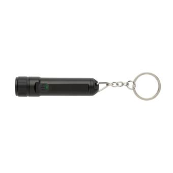 GearX Gear X rechargeable ultra bright keychain torch Black