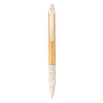 XD Collection Bamboo & wheat straw pen White