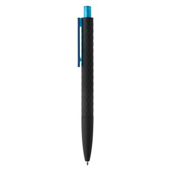 XD Collection X3 RCS certified R-ABS black smooth touch pen Blue/black