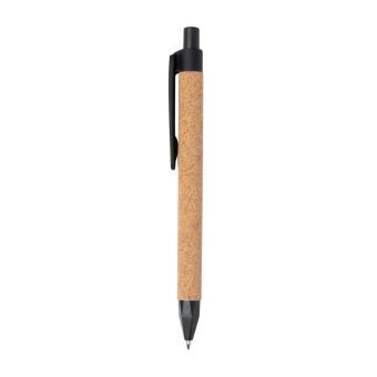 XD Collection Write wheatstraw and cork pen Black