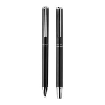 Swiss Peak Cedar RCS certified recycled aluminum pen set Black