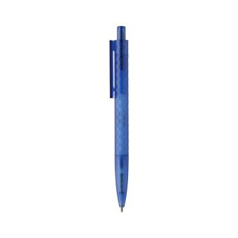 XD Collection X3 GRS recycled PC plastic pen frosted Aztec blue