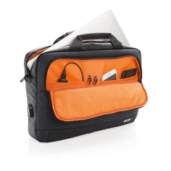 Swiss Peak Modern 15” laptop bag Black