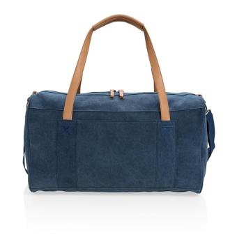 XD Collection Canvas travel/weekend bag PVC free Aztec blue