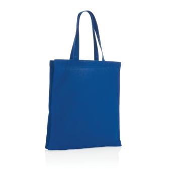XD Collection Impact AWARE™ Recycled cotton tote w/bottom 145g Aztec blue