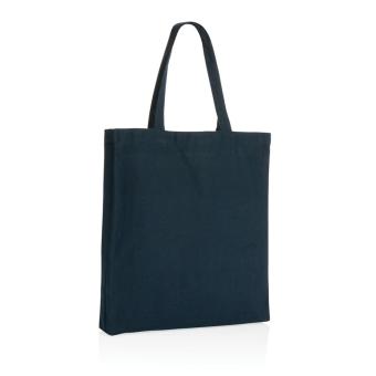 XD Collection Impact AWARE™ Recycled cotton tote w/bottom 145g Navy