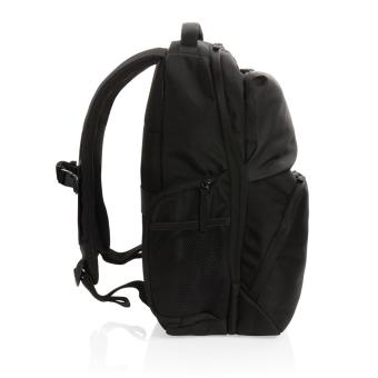 Swiss Peak AWARE™ RPET 15.6 inch commuter backpack Black