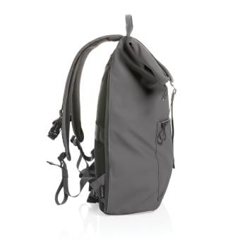 XD Collection Impact AWARE™ RPET wasserabweisender 15.6" Laptop-Rucksack Anthrazit
