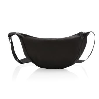 XD Collection Crescent AWARE™ RPET half moon sling bag Black