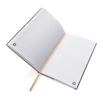 XD Collection A5 Notizbuch aus GRS recyceltem Leder Braun