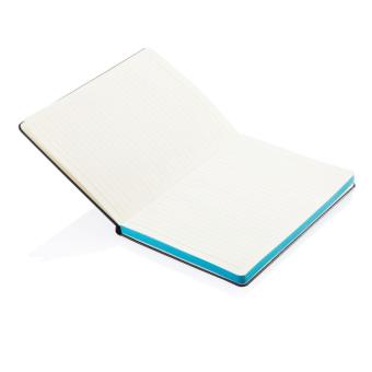 XD Collection Deluxe hardcover A5 notebook with coloured side, blue Blue,black