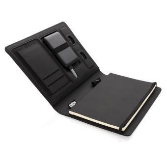XD Xclusive Air 5W wireless charging notebook with 5000mAh powerbank Black